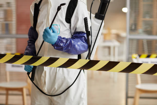 Professional Biohazard technician working in Spring Valley, WI